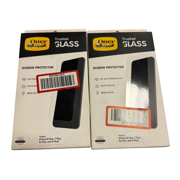 OtterBox Apple iPhone 8/7+ Trusted Glass Screen Protector 2PK - Picture 6 of 10